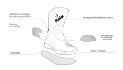 Bela Air Tech Touring Motorcycle Boots