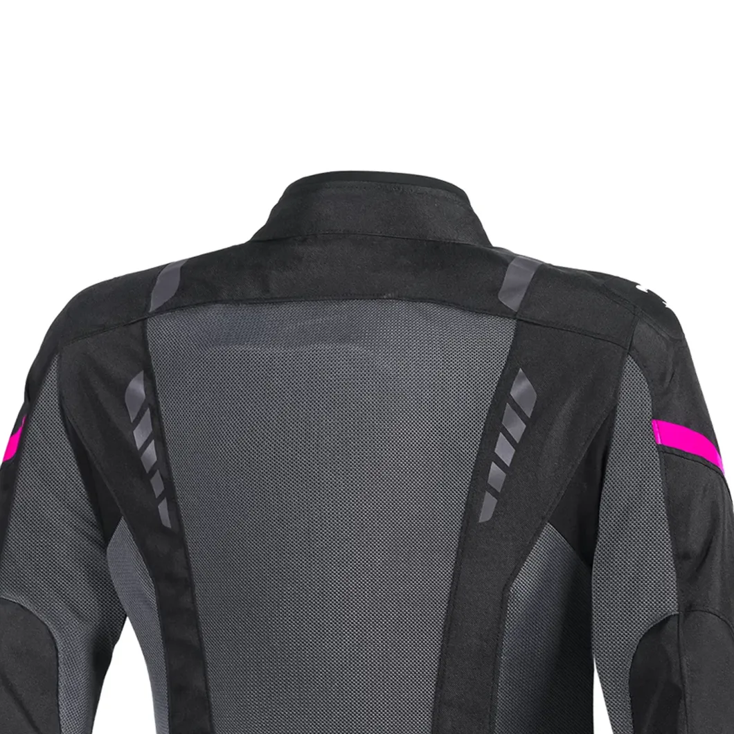 BELA ARTREX AIR 2.0 GIACCA DI MOTO DONNA NERO GRIGIO FUXIA