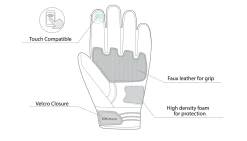 Bela Bomber Gloves Black