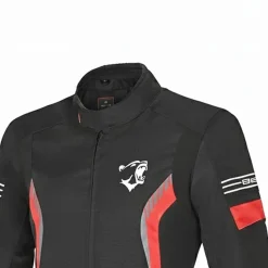 BELA BRADLEY WOMEN'S TEXTILE JACKET BLACK RED