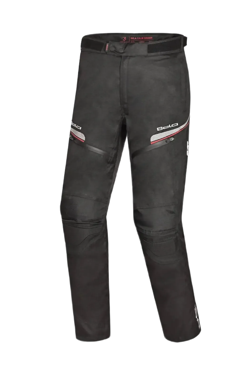 BELA - Calm Digger 30L Trousers in Black/Red Fabric