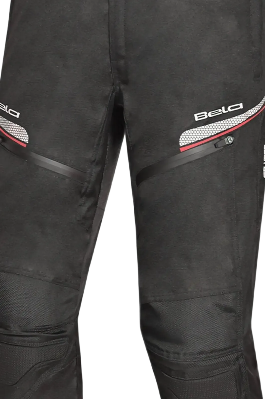 BELA - Calm Digger 30L Trousers in Black/Red Fabric