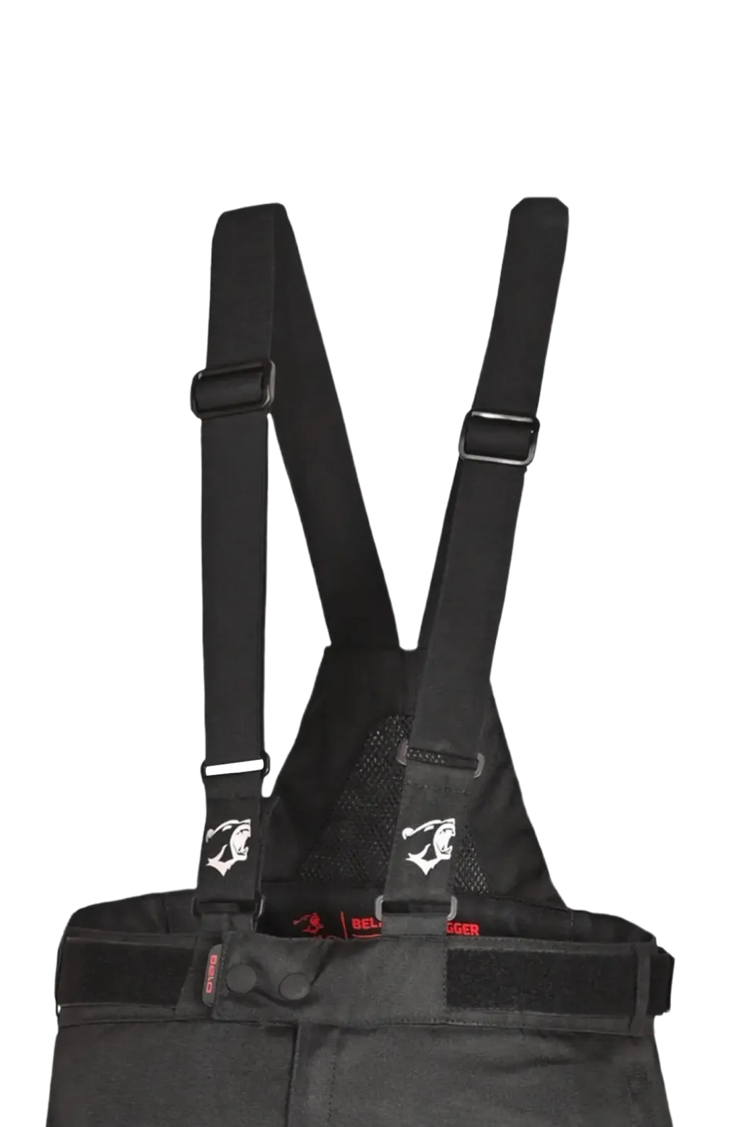 BELA - Calm Digger 30L Trousers in Black/Red Fabric