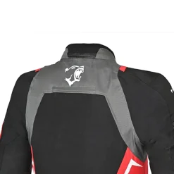 Bela Cordaniel Motorcycle Jacket Black Dark Grey Red