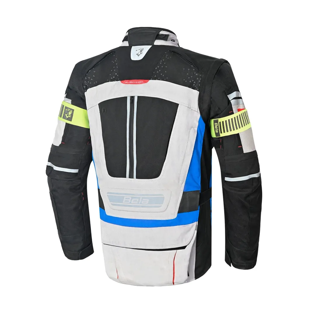 BELA CROSSROAD EXTREME WP GIACCA DI MOTO UOMO GHIACCIO BLU NERO
