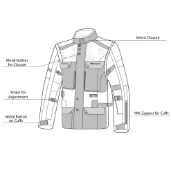 BELA CROSSROAD EXTREME WP GIACCA DI MOTO UOMO GHIACCIO BLU NERO