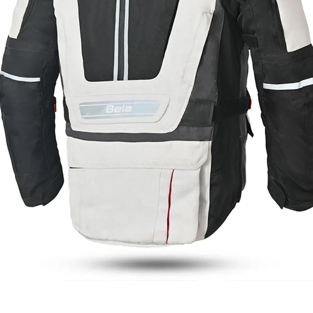 Bela Cross Road Extreme WP Three-Layer Motorcycle Jacket for Men Ice / Black / Grey (Removable Sleeves)