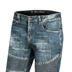 BELA - Denim Jeans Pants Urban Lady 32L Azul Khaki Tint