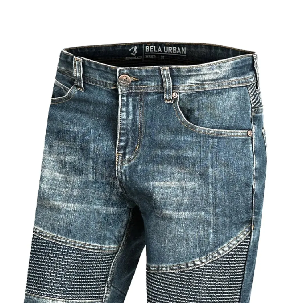BELA - Denim Jeans Pants Urban Lady 32L Azul Khaki Tint