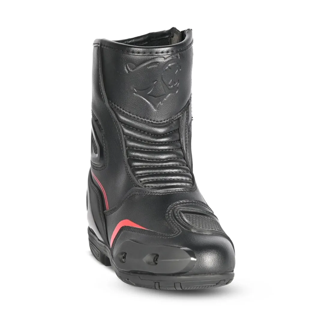Bela Faster 2.0 Racing Motorcycle Boots Black Red