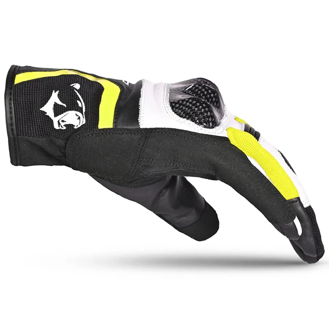 Bela - Gloves Piel Air Flow Lady Black/white/amarillo