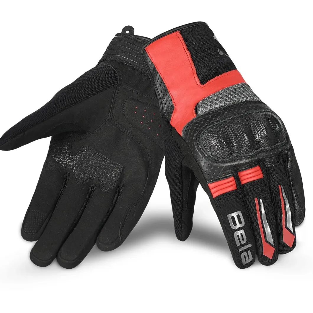 Bela Hero Air Women's Fabric Glove Black/Red/Grey
