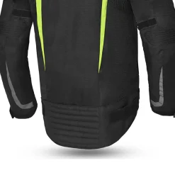 BELA HIGHLAND MEN'S MOTORCYCLE JACKET BLACK GREY AND YELLOW