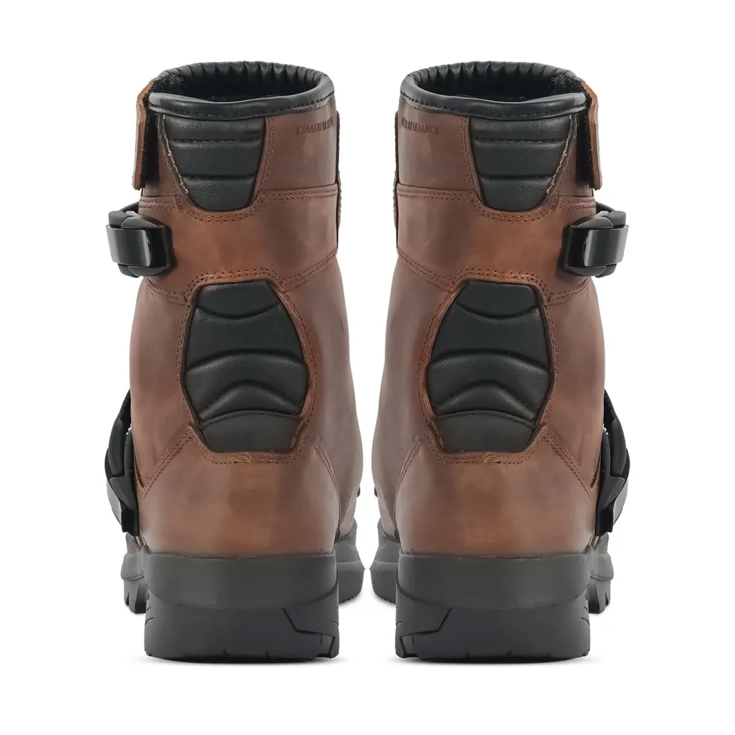 BELA JUNIOR SHORT BROWN LEATHER BOOTS