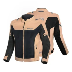 BELA MESH PRO GIACCA DI MOTO IN TESSUTO TRAFORATO GIACCA DI MOTO MARRONE NERO