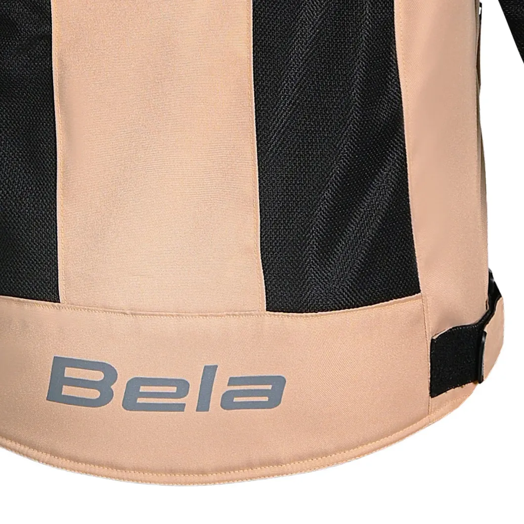 BELA MESH PRO GIACCA DI MOTO IN TESSUTO TRAFORATO GIACCA DI MOTO MARRONE NERO