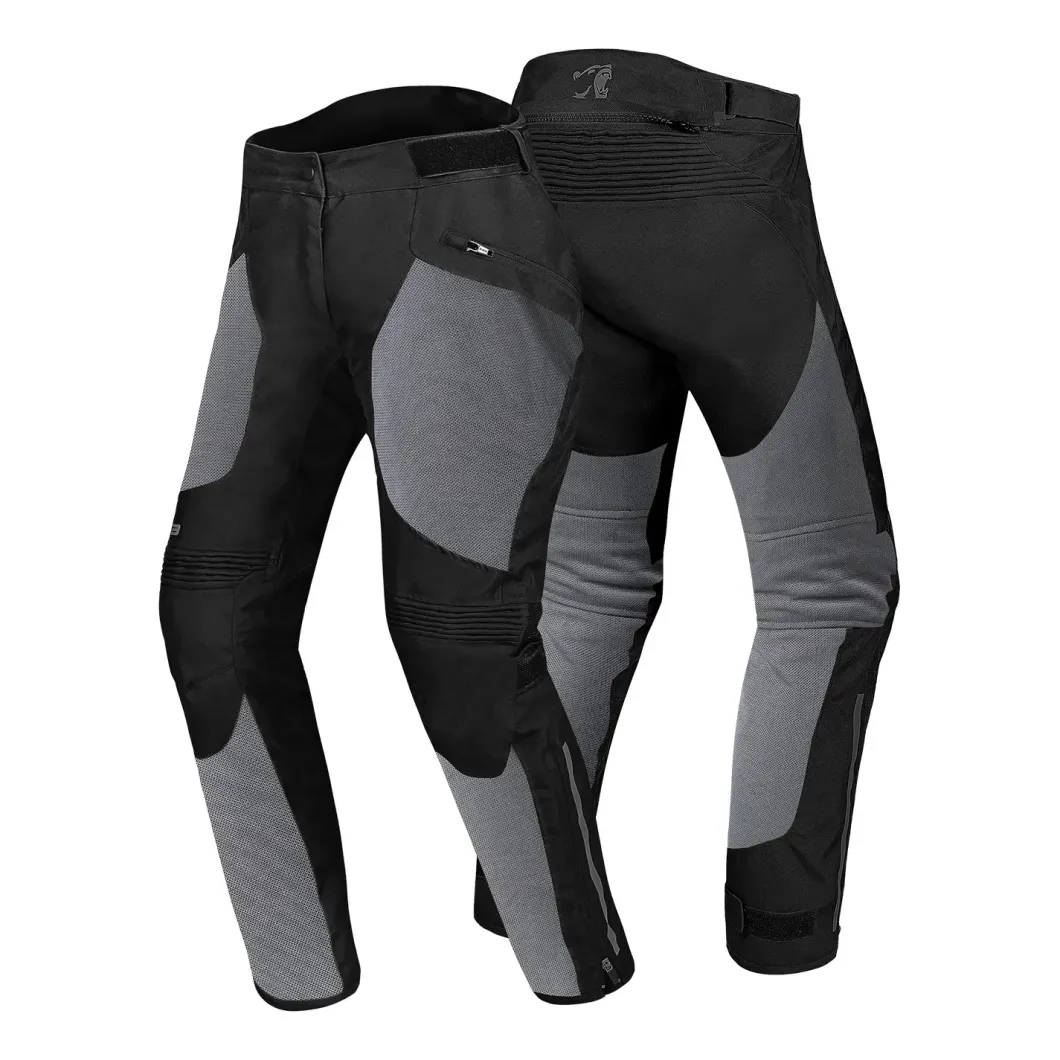 BELA MESH PRO PANTALONI DI MOTO NERO GRIGIO 32L
