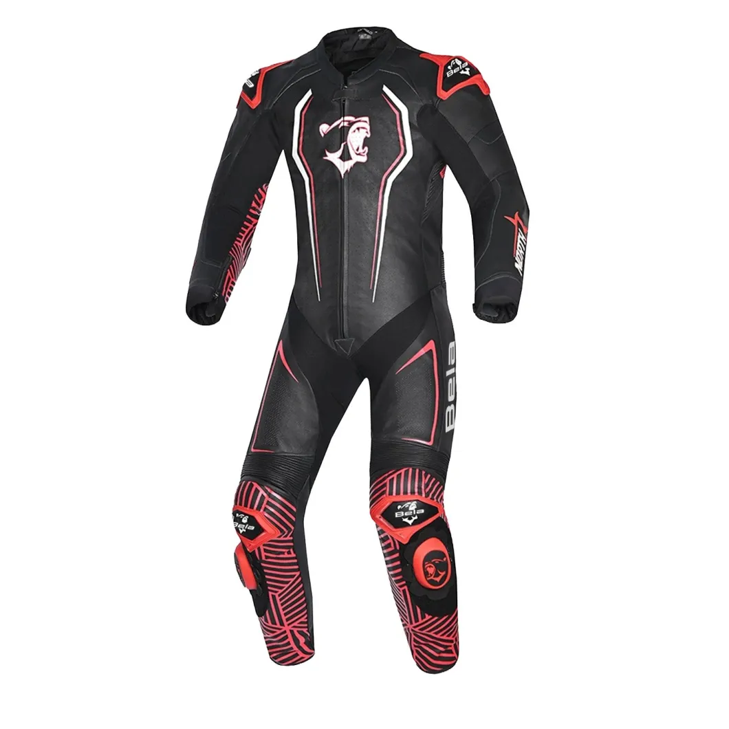 BELA NorthStar 1PC Motorcycle Racing Suits Black Red