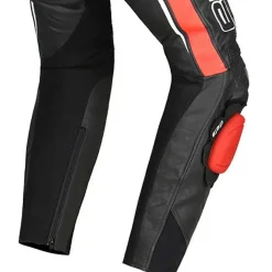 Bela Rocket Black Red MEN'S Trousers (Kangaroo Leather Mix)