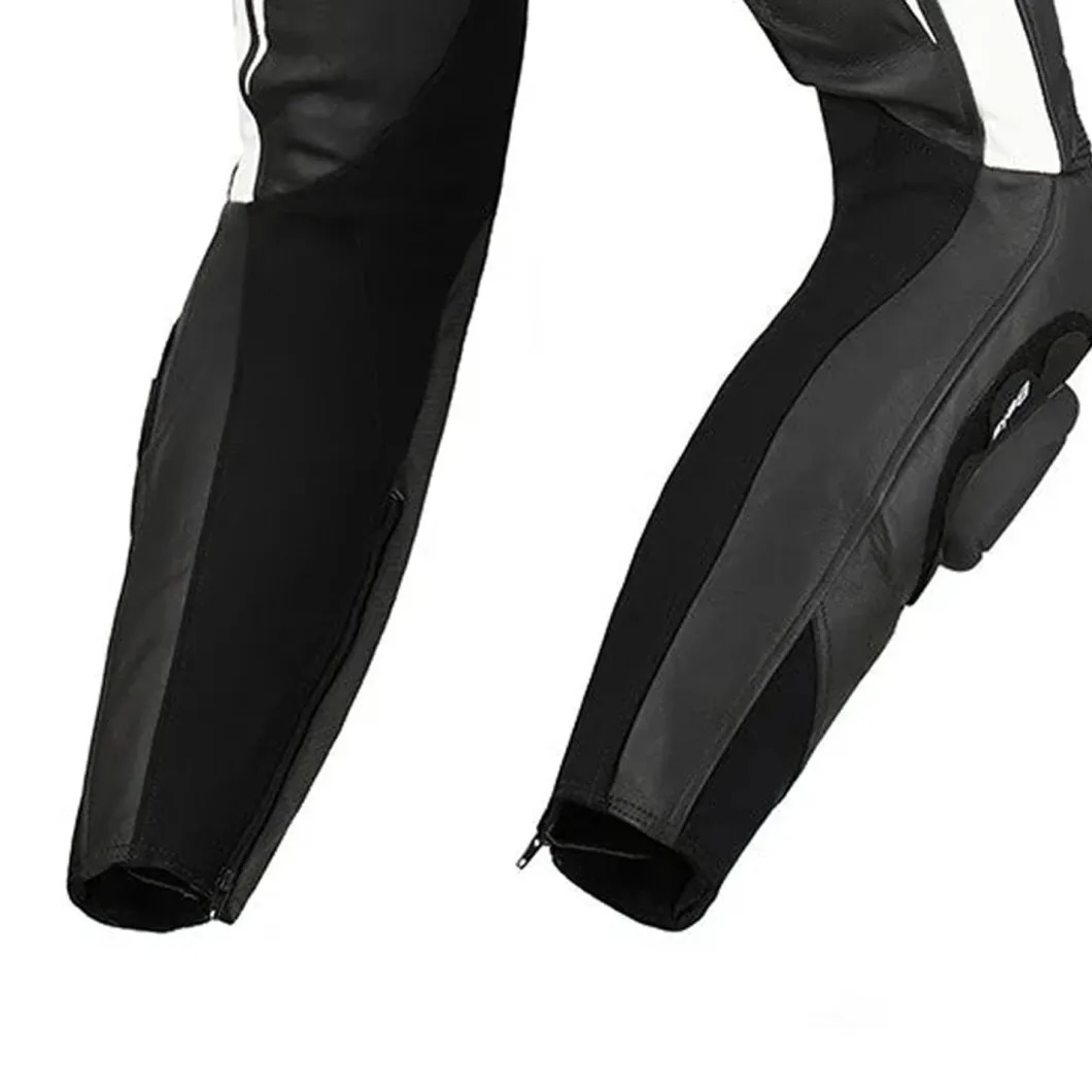 Bela Rocket Black White MEN'S Trousers (Kangaroo Leather Mix)
