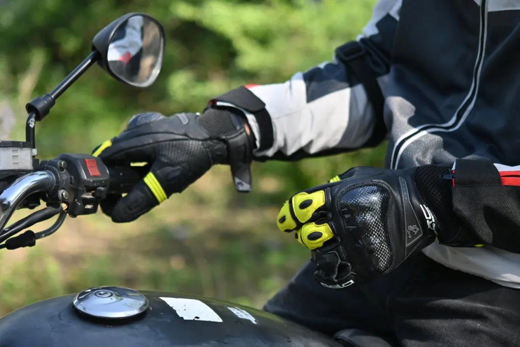 Bela Rocket Long Red/Black Racing Motorcycle Glove