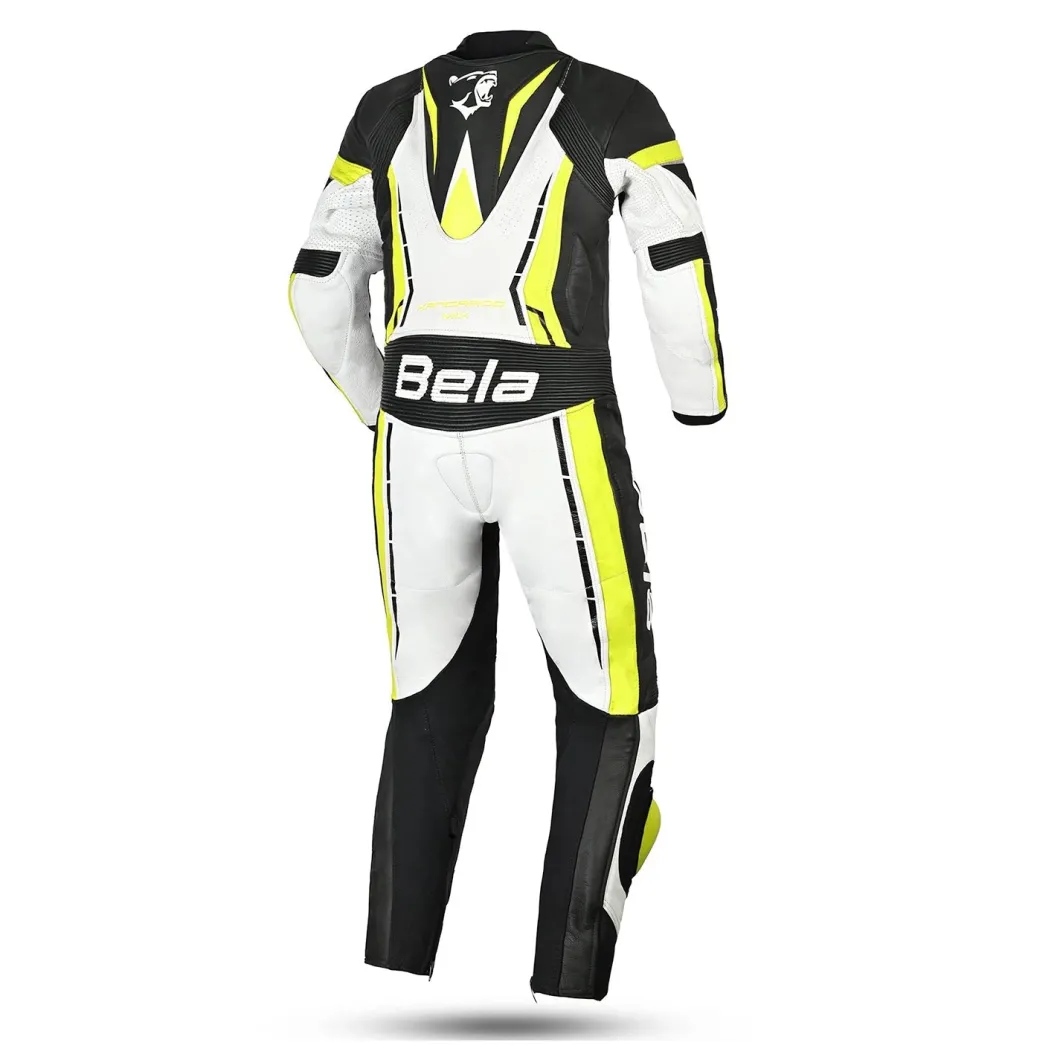 BELA ROCKET MIX KANGROO 1 PC TUTA DI MOTO BAMBINI GARILLO BIANCO