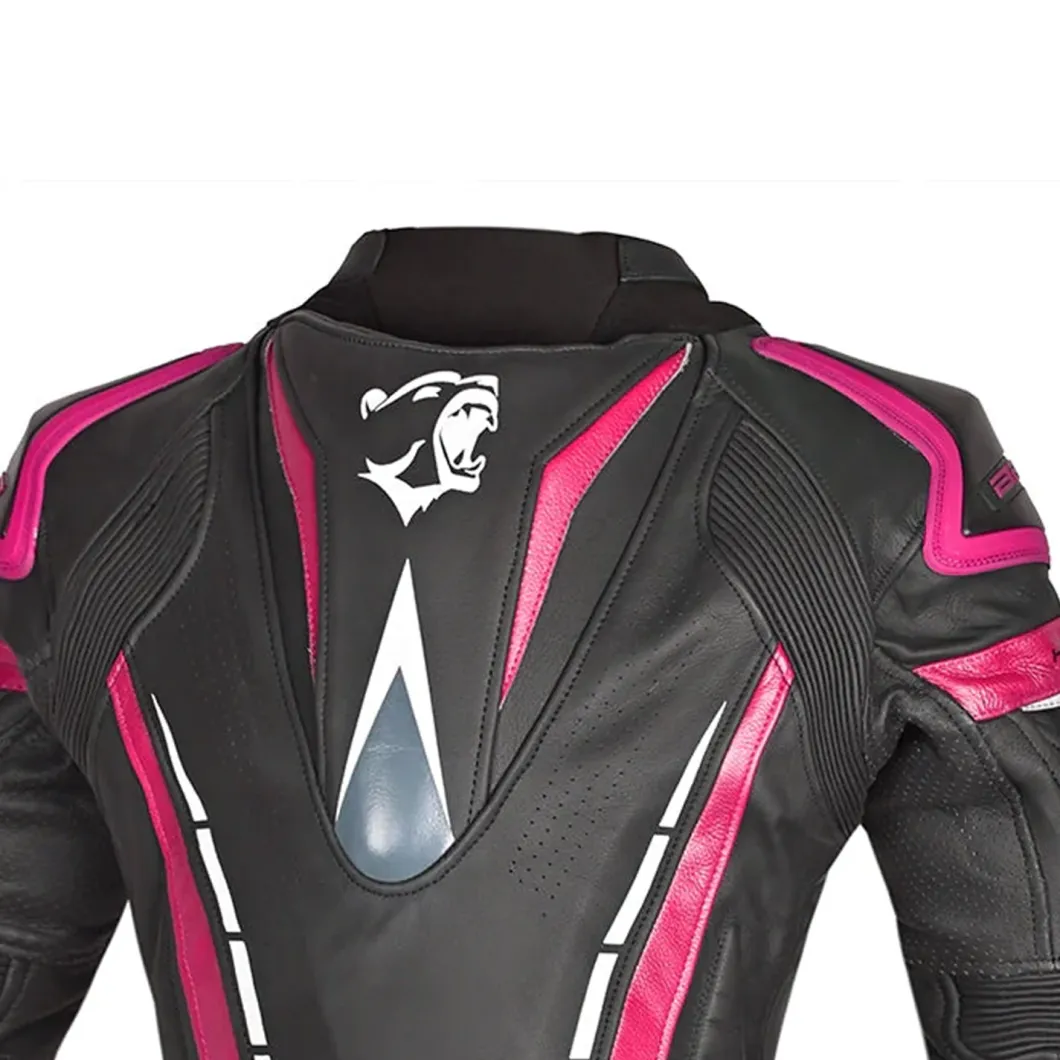 Bela Rocket Women's Jacket Black Pink (K-Leather Mix)