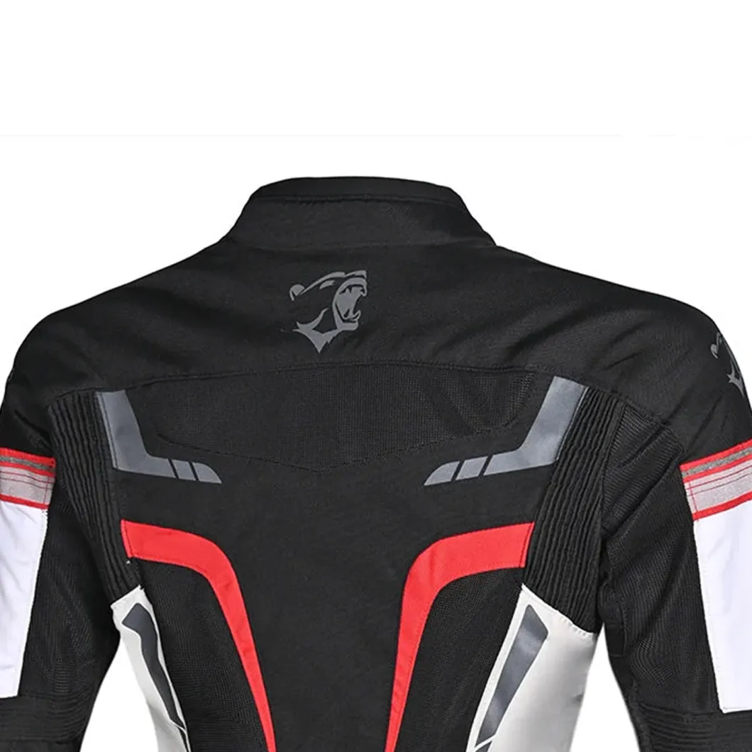 Bela Sprinter Women's Motorcycle Jacket Black/Ice/Red