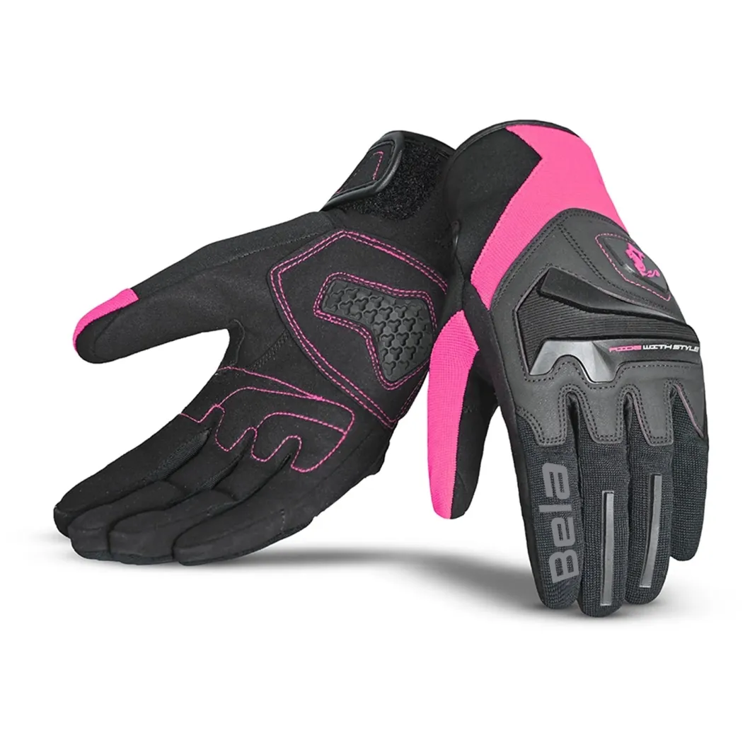 Bela - Star Lady Fabric Glove Black/Pink