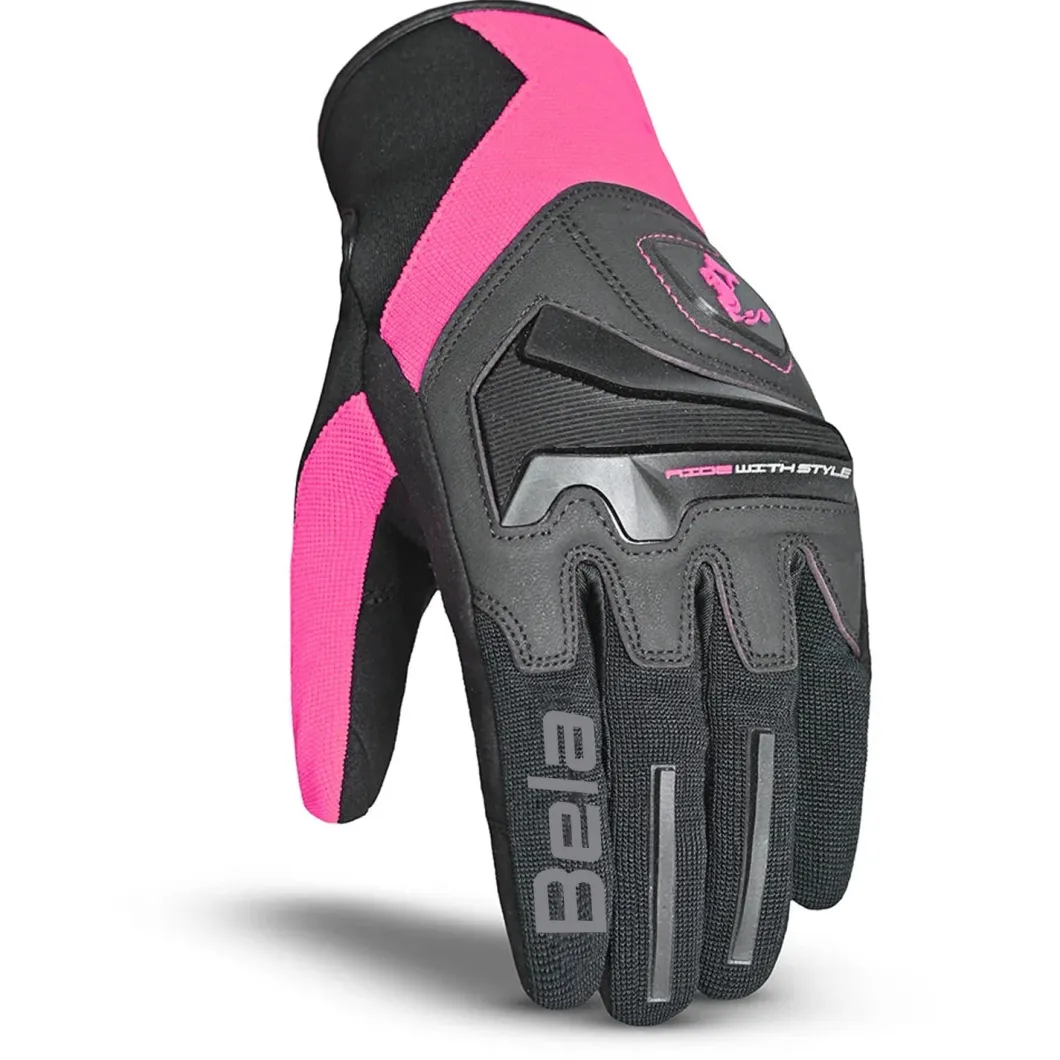 Bela - Star Lady Fabric Glove Black/Pink