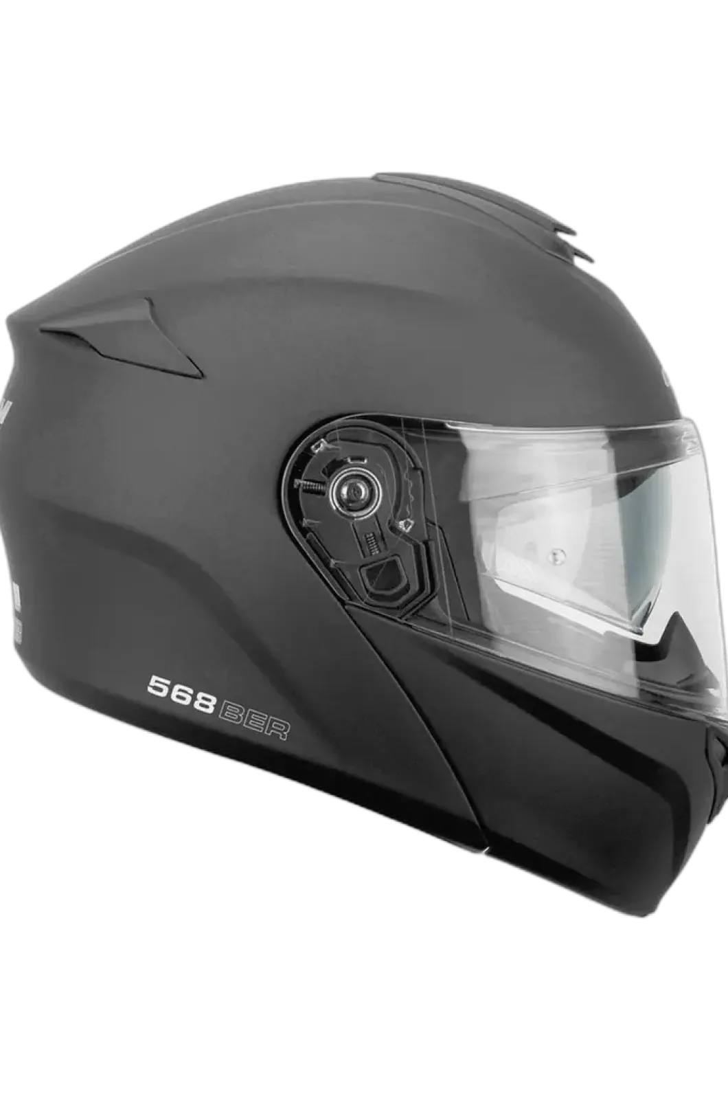 CGM - 568A BER MONO Modular Motorcycle Helmets Matt Black