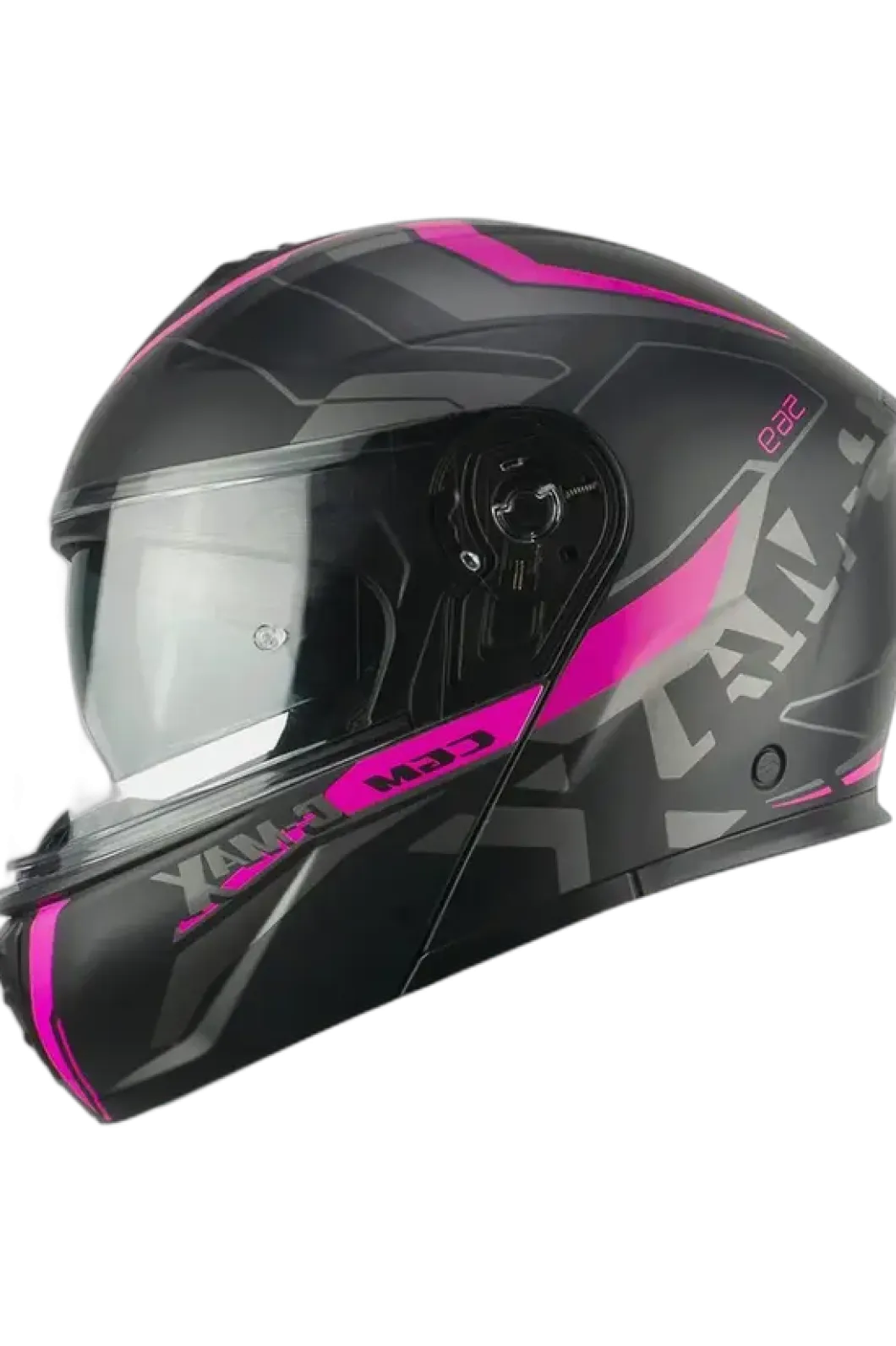 CGM 569G C-MAX CITY Modular Motorcycle Black Fuchsia Fluorescent Matt