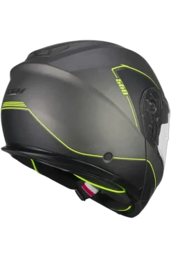 CGM - 560G MAD RIDE Modular Motorcycle Helmets Graphite Fluorescent Yellow Matte