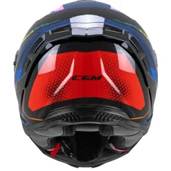 CGM SHOT VILLAIN 363G CASCHI INTEGRALE DA MOTO BLU VIOLA ROSSO