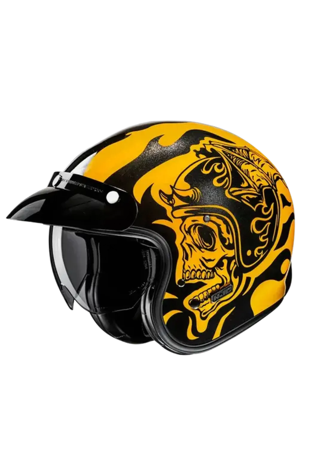 HJC V31 Flame MC3 Classic Retro Style Motorcycle Open Face Jet Helmets