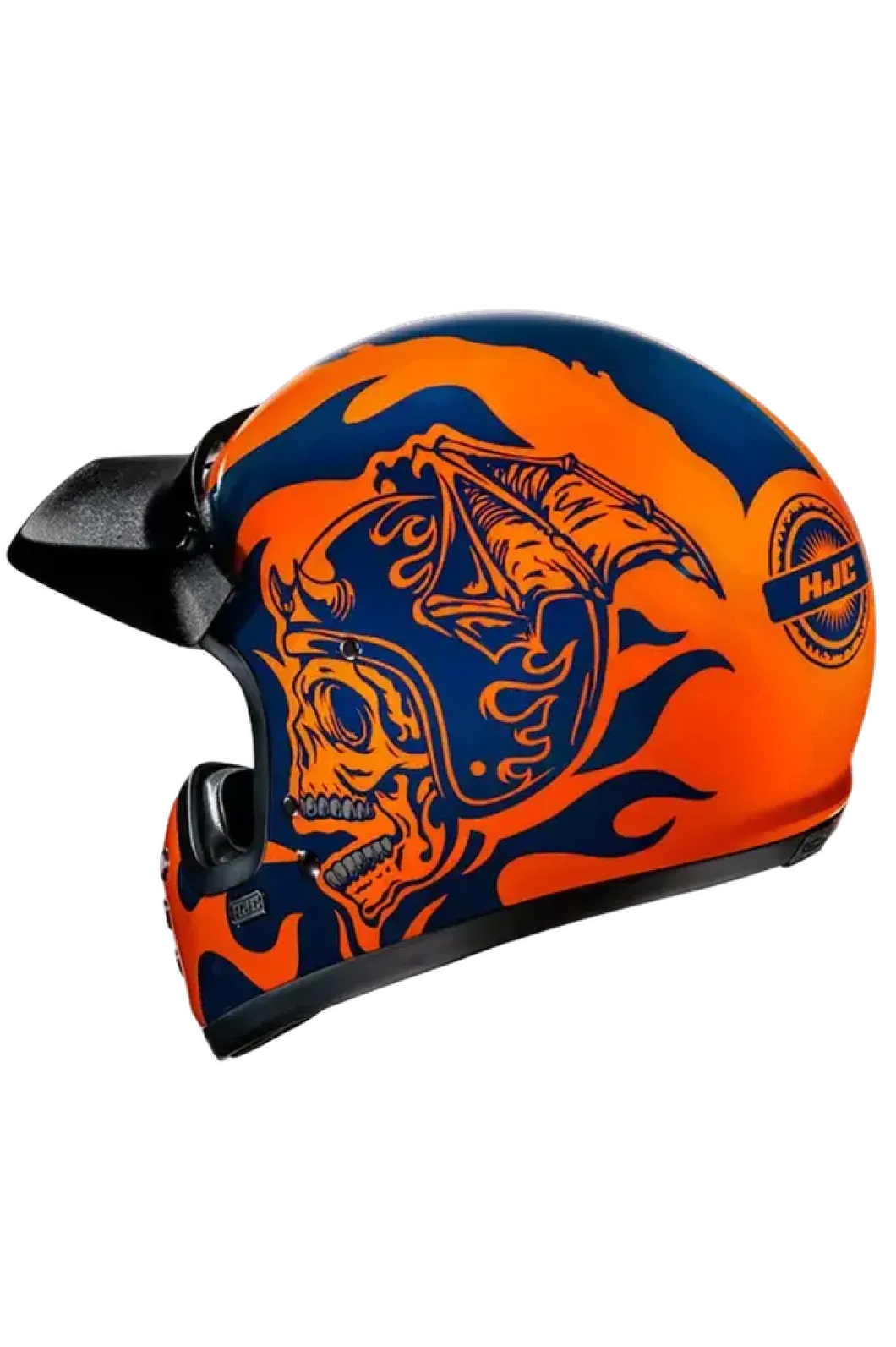 HJC V60 FLAME MC27 Vintage Style Full Face Motorcycle Helmets