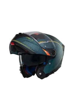 MT Atom 2 Sv Destiny C6 Modular Sports Motorcycle Helmets Black Blue Matte