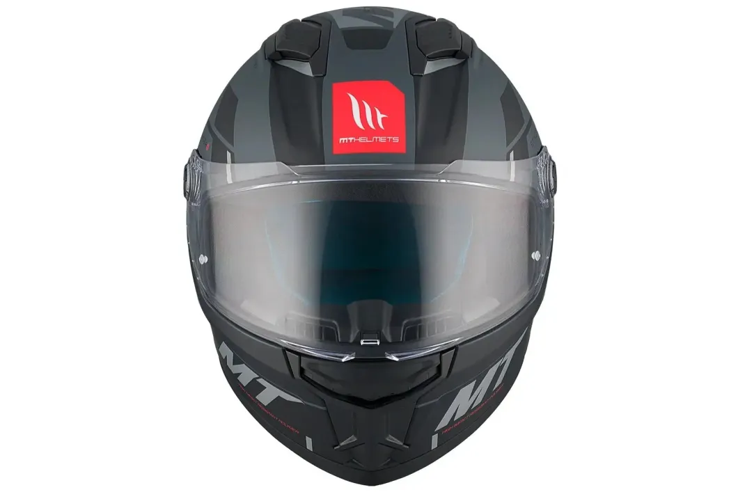 MT Stinger 2 Zivze C2 Full Face Motorcycle Helmets Matte Black Grey