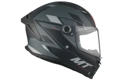 MT Stinger 2 Zivze C2 Full Face Motorcycle Helmets Matte Black Grey