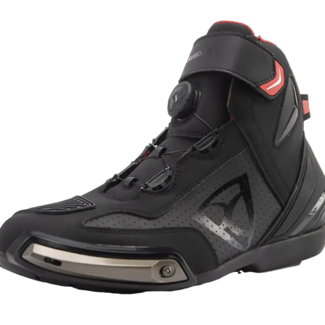 MUGENRACE BOT-MNR-2392 Woody Motorcycle Touring Shoes Black