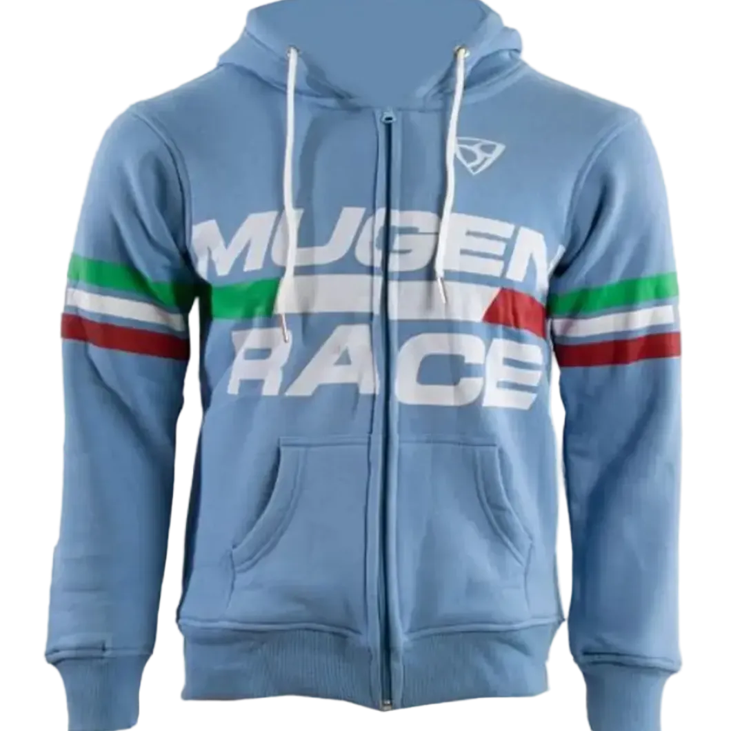 MUGENRACE H-MNR-2489 Sky Blue Cotton Hoodie