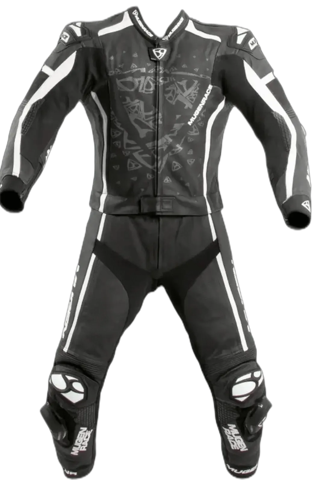 MUGENRACE MNR-2107 Rc Viale Due Leather Suit White Black