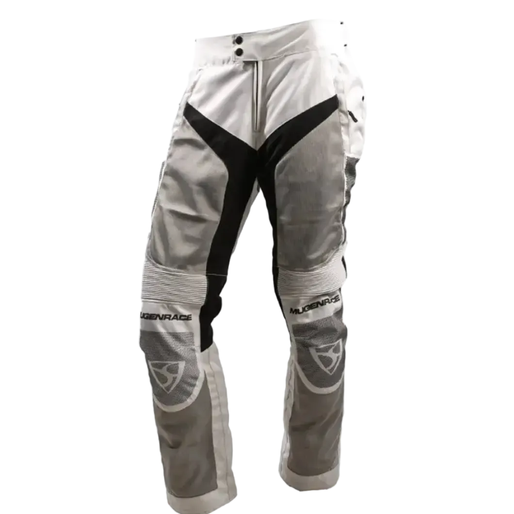 MUGENRACE NP-MNR-2451 Light grey textile mesh trousers