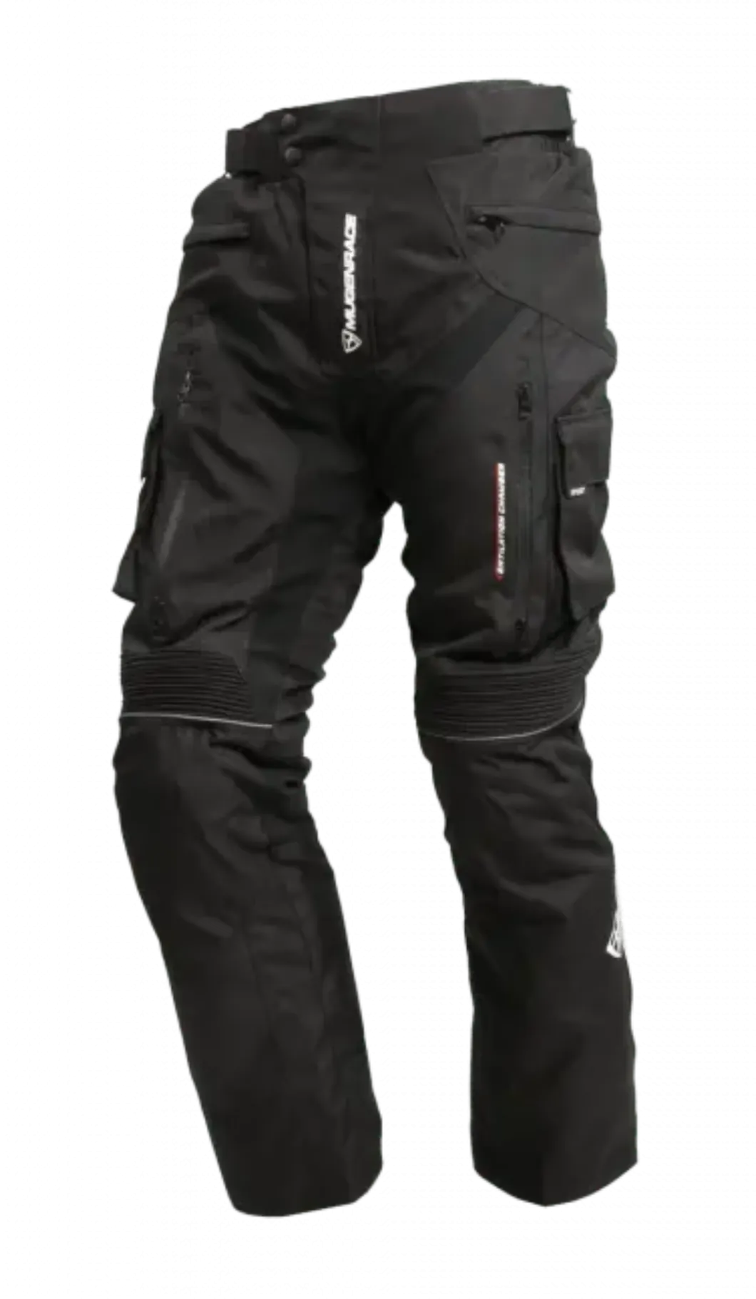 MUGENRACE 1851 Textiles Linear Venture Black trousers