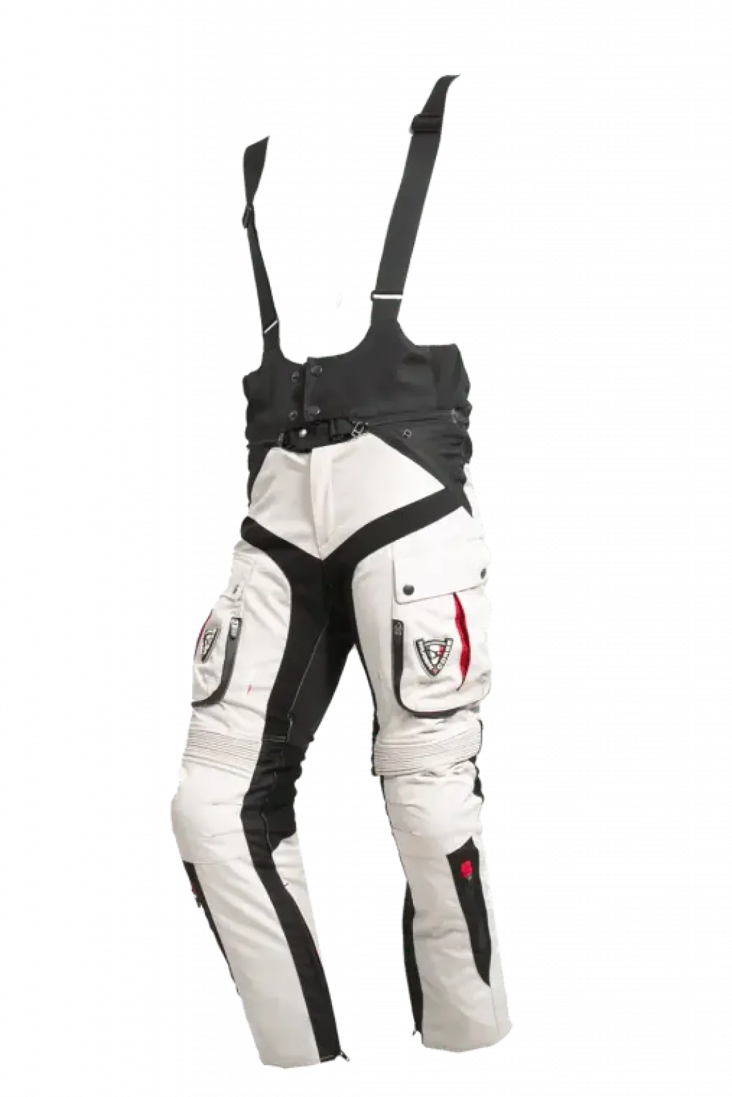 MUGENRACE 1651-W Travel Fabric Motorcycle Pants Women's Black Beige
