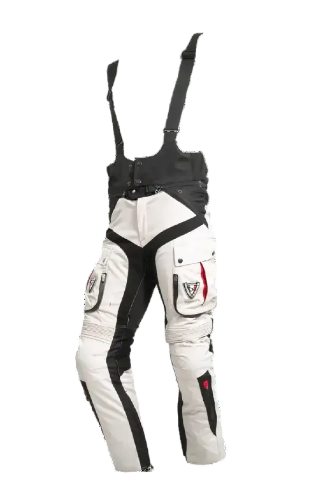 MUGENRACE 1651-W Travel Fabric Motorcycle Pants Women's Black Beige