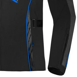 R-TECH KNIGHT RIDER GIACCA DI MOTO 3 IN 1 UOMO TESSUTO LUNGA NERO ANTRACITE BLU