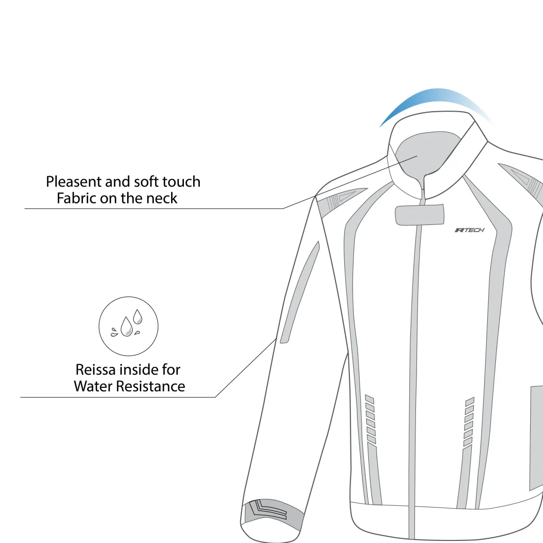 R-Tech Marshal Blue Textile Motorcycle Jackets