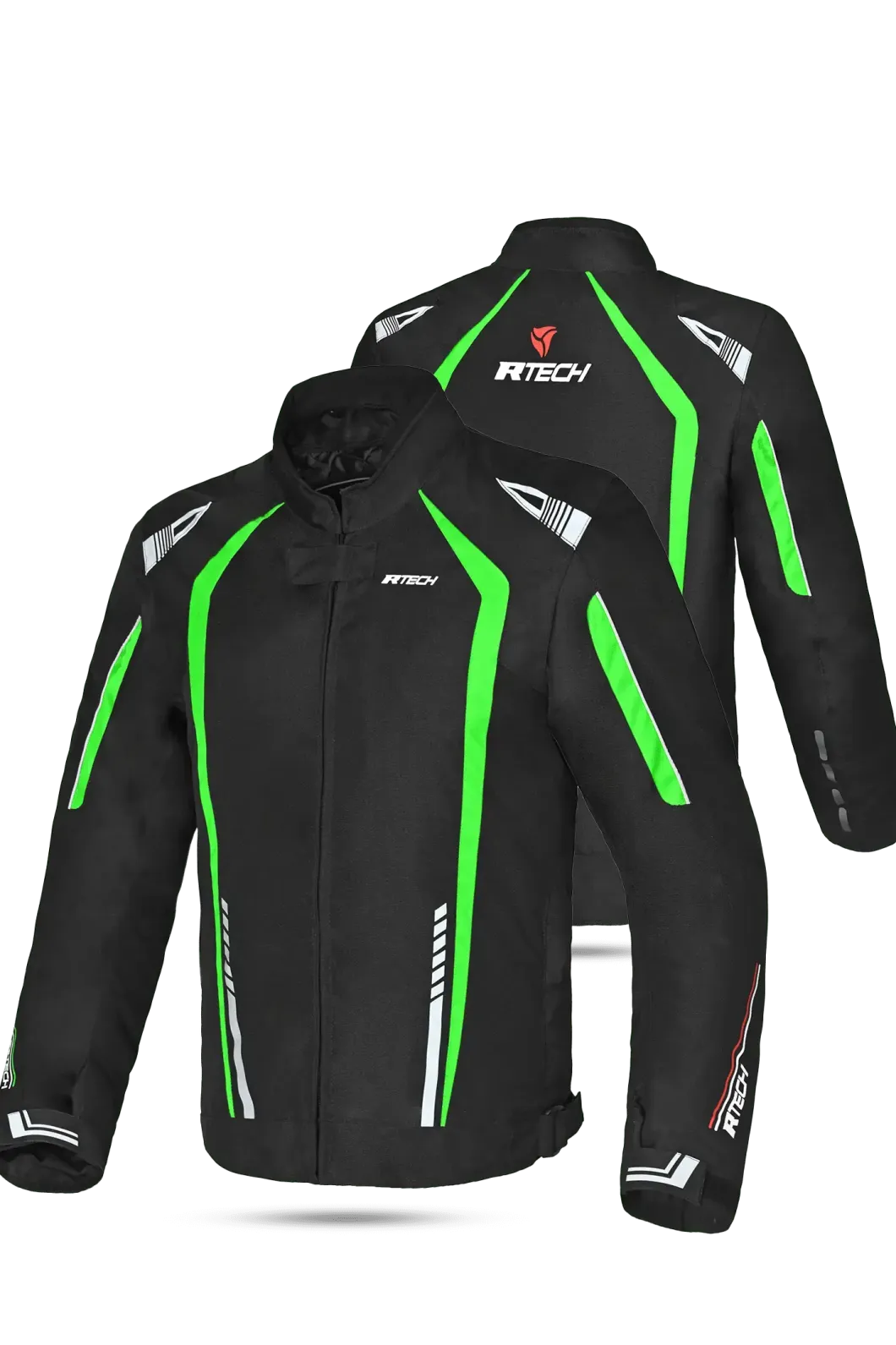R-Tech Marshal Green Textile Motorcycle Jackets