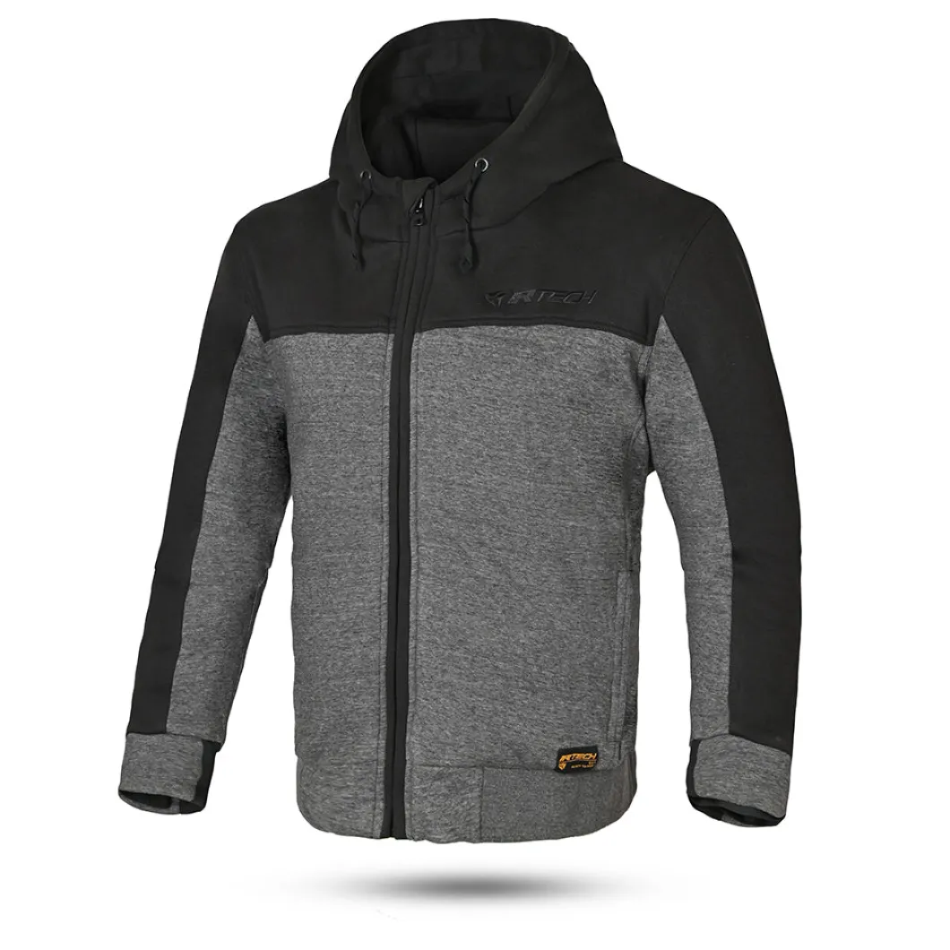 R-TECH Suspension Hooded Sweatshirt Protection Black Grey Red